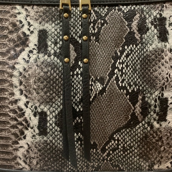 Charming Charlie Bag- Black Python - Picture 3 of 13